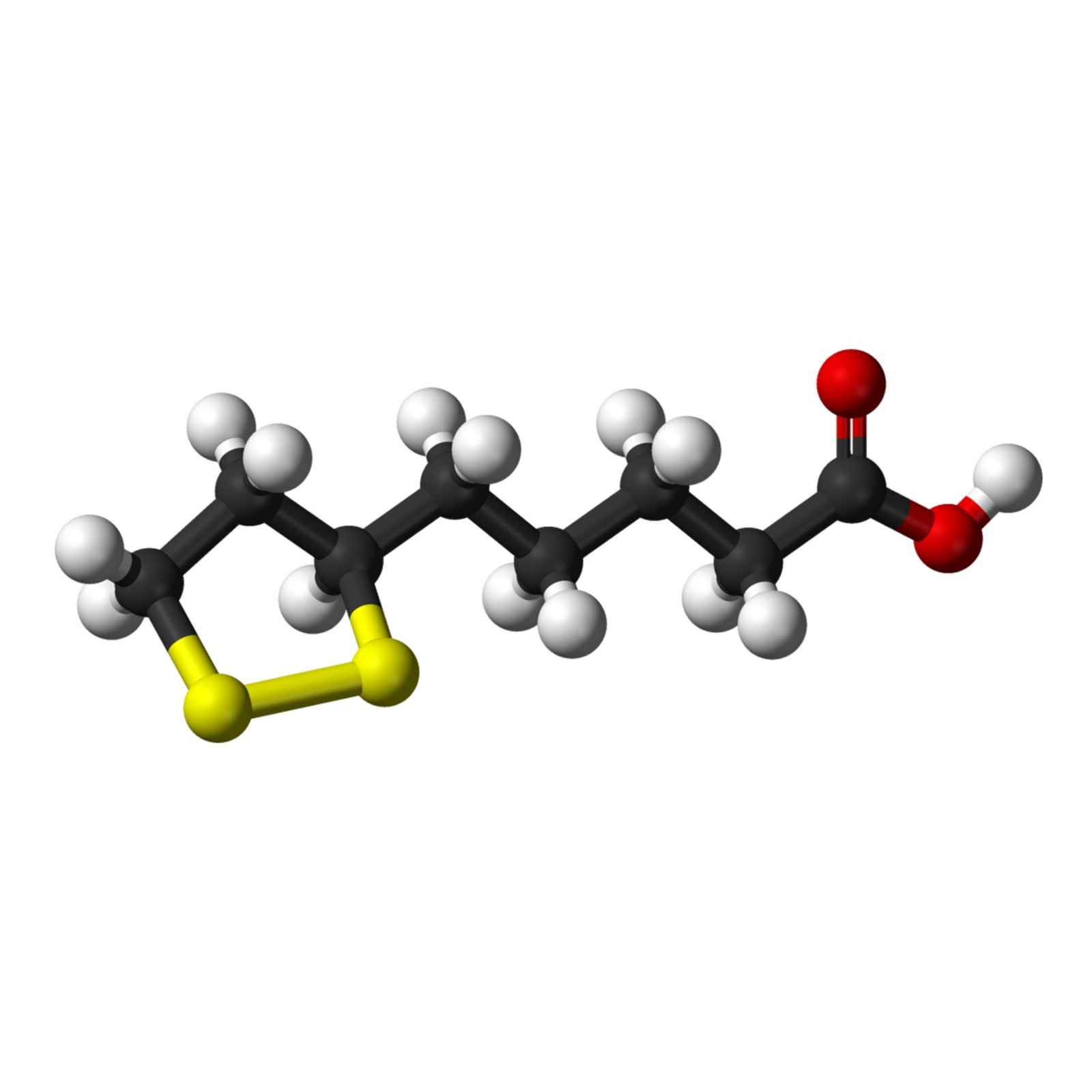Lipoic acid 3D balls structure