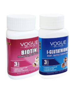 biotin and L glutathione vogue wellness